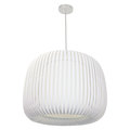 Dainolite 1Lt Pendant Slit Shade Linda White White MIA-181P-195F